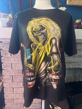 Iron Maiden 2012 Maiden England North American Tour T-Shirt Eddie Graphic